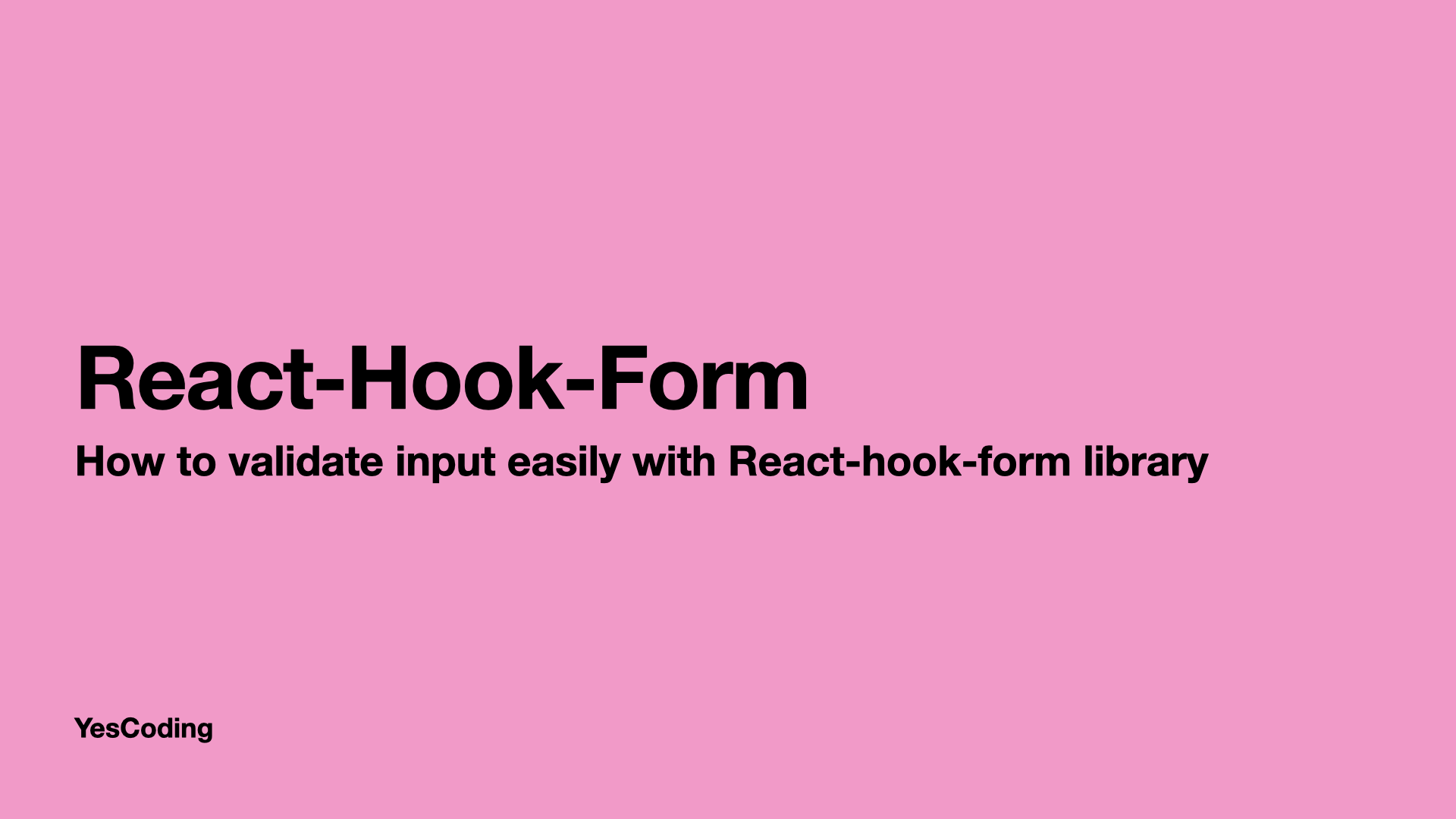 react-hook-form 사용법