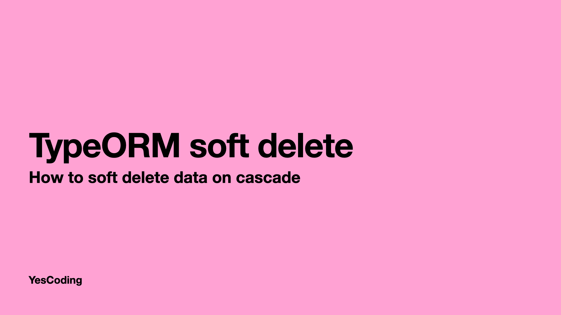 TypeORM soft delete on cascade